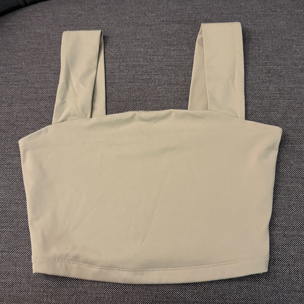 Dynamite gray/sage crop top. XS.